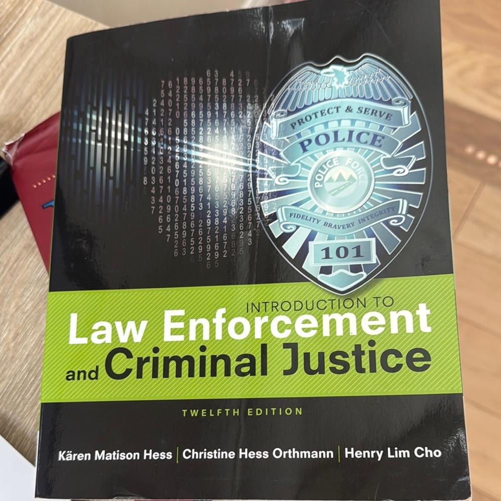 Introduction to Law Enforcement and Criminal Justice Book